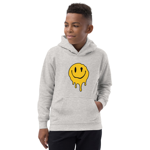 Yellow smiley store face hoodie