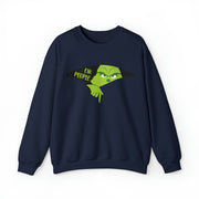 "Ew. People" Oversized Grinch Holiday Sweatshirt