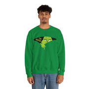 "Ew. People" Oversized Grinch Holiday Sweatshirt