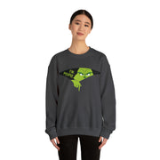 "Ew. People" Oversized Grinch Holiday Sweatshirt