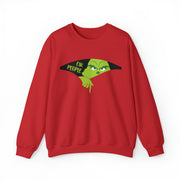 "Ew. People" Oversized Grinch Holiday Sweatshirt