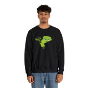 "Ew. People" Oversized Grinch Holiday Sweatshirt