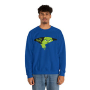 "Ew. People" Oversized Grinch Holiday Sweatshirt